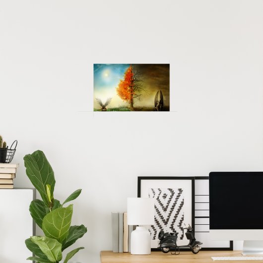 Heaven and Hell ポスター (ホームオフィス)