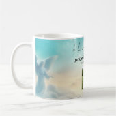 Heaven Angels Celebration Of Life Photo  コーヒーマグカップ (左)