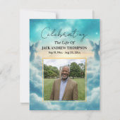 Heaven Angels Celebration Of Life Photo  招待状 (正面)