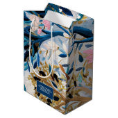 Heaven Botanical Florist Gift Bag ミディアムペーパーバッグ (裏面アングル)