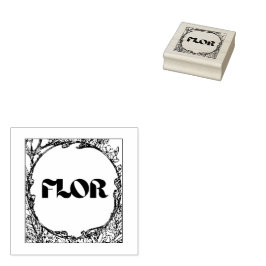Heaven Botanical Florist Stamp ラバースタンプ