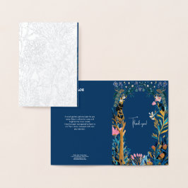 Heaven Collection – Florist Thank You Folded Card 箔カード