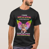 Heaven Dachshund Tシャツ (正面)