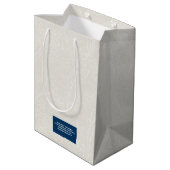 Heaven Ivory Florist Gift Bag ミディアムペーパーバッグ (裏面アングル)