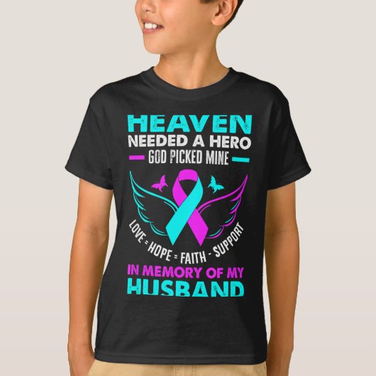 Heaven Needed Hero God Ck Mine Husband Suicide Pre Tシャツ (正面)