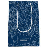 Heaven Nocturne Florist Gift Bag ミディアムペーパーバッグ (裏面)