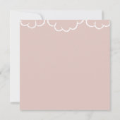 Heaven Pink baby Labor & Delivery NICU Hospital  サンキューカード (裏面)