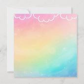 Heaven Rainbow baby Labor  Delivery NICU Hospital  サンキューカード (裏面)