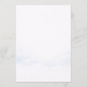 Heaven Sent Baby Shower 招待状 (裏面)