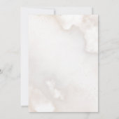 Heaven Sent Neutral Bow Baby Shower Invitation 招待状 (裏面)