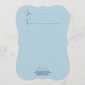 Heaven Signature Florist Message Card 招待状 (裏面)