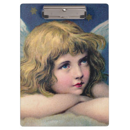 Heavenly angel daydreaming on a cloud in the sky クリップボード