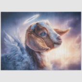 Heavenly Angel Goat Art Portrait 薄葉紙 (正面)