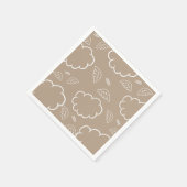  Heavenly Angel Halo Cloud  BEIGE  Napkins スタンダードカクテルナプキン (角)
