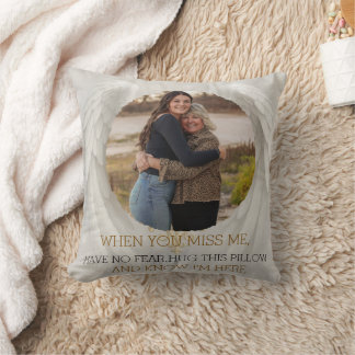 Heavenly Angel Memorial Pillow with Family Photo クッション