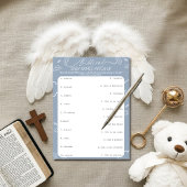 Heavenly Blue Biblical Baby Names Match-Up   招待状