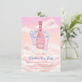 Heavenly Champagne Bucket Valentine's Party 招待状 (スタンド正面)