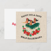 Heavenly Hula Holiday Hawaiian Hula Girls シーズンカード (正面/裏面)