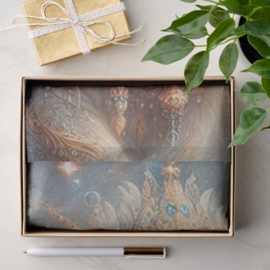 Heavenly Lion with Beaded Details Craft Decoupage 薄葉紙 (ギフト)