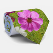 Heavenly Meadow Wildflowers Under Blue Sky Floral ネクタイ (ロール)