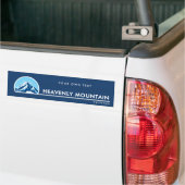 Heavenly Mountain California mount ski resort バンパーステッカー (トラック上)