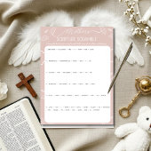 Heavenly Pink Mother's Scripture Scramble Game 招待状