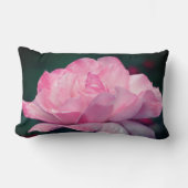 Heavenly Pink Rose Flower   ランバークッション (正面)