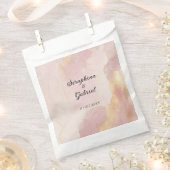 Heavenly Pink Water 結婚 color's フェイバーバッグ (クリップ留めされた状態)