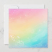 Heavenly Rainbow  Labor & Delivery NICU Hospital   サンキューカード (裏面)