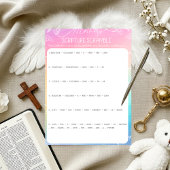 Heavenly Rainbow Mother's Scripture Scramble Game 招待状