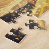 Heavenly Serenity Female Angel with with a Bouquet ジグソーパズル (側面)