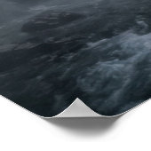 Heavenly Waterfall Light Landscape ポスター (角)