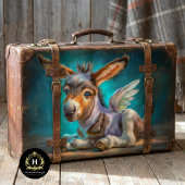 Heavenly Winged Baby Donkey Decoupage 薄葉紙