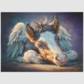 Heavenly Winged Foal Angel Decoupage 薄葉紙 (正面)