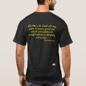 "Heaven's Anthem" キリスト教Tシャツ Tシャツ (裏面)