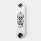 Heavens Devils – Skull Biker Skateboard Deck スケートボード (正面)