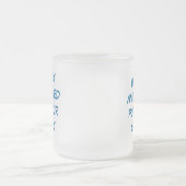 HeavilyMedicatedForあなたの安全、重くMedica… フロストグラスマグカップ (中央)