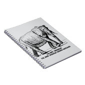 Heavy Cross-Hatched Elephant ノートブック (右側)