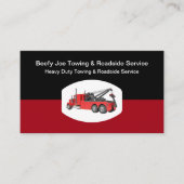 Heavy Duty Tow Truck Roadside Service 名刺 (正面)