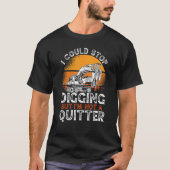 Heavy Equipment Operator Backhoe Operator Men 9 Tシャツ (正面)