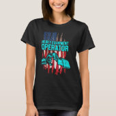 Heavy Equipment Operator Plans Driver Tシャツ (正面)