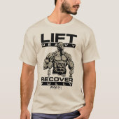 Heavy Lifting Recover Fully Bodybuilding Training Tシャツ (正面)