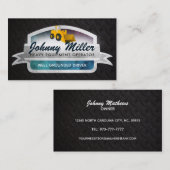 Heavy Machinery Operator名刺 名刺 (正面/裏面)