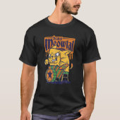 Heavy Meowtal Cat Saying Drum Sloth Heavy Metal Dr Tシャツ (正面)