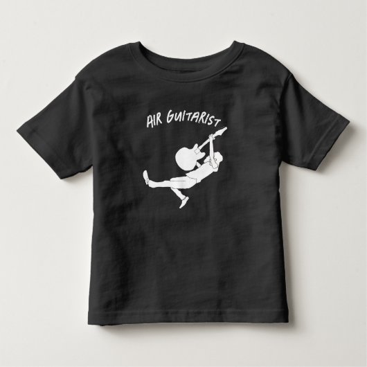 Heavy Metal Air Guitar トドラーTシャツ (正面)