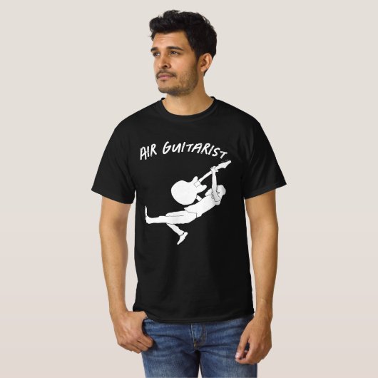 Heavy Metal Air Guitar Tシャツ (正面フル)