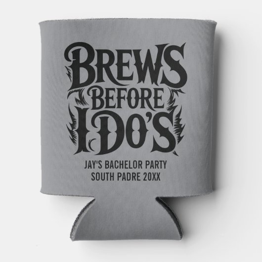 Heavy Metal Custom Bachelor Party Rock N' Roll 缶クーラー (正面)