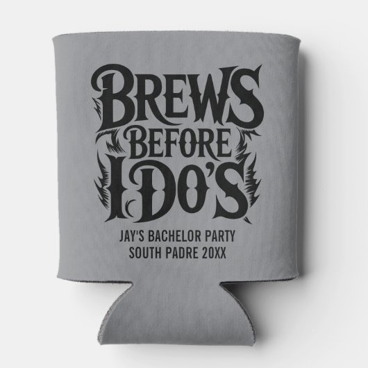 Heavy Metal Custom Bachelor Party Rock N' Roll 缶クーラー (裏面)