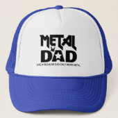 Heavy Metal Dad Rocker Cool Music  キャップ (正面)