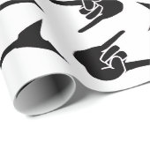 Heavy Metal Guitar Rock & Roll ラッピングペーパー (ロールコーナー)